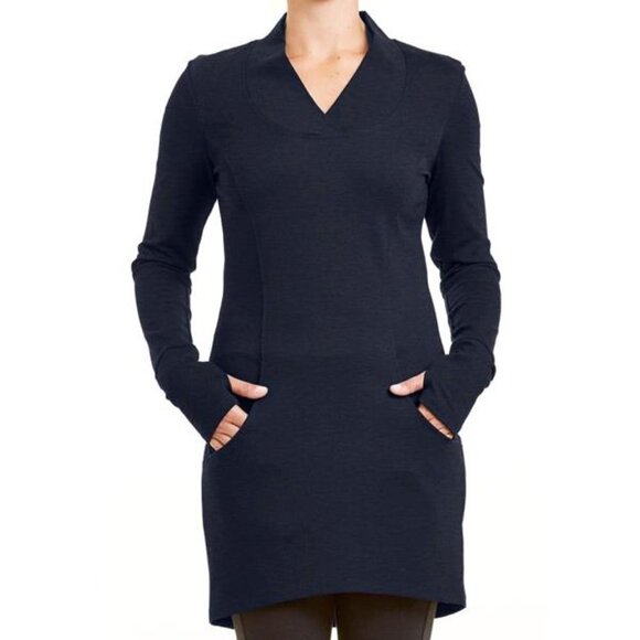 FIG Clothing ZUC Tunic Galaxy Blue Size L - Picture 1 of 9